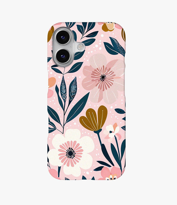 Pink Boho Hard Matte Phone Case