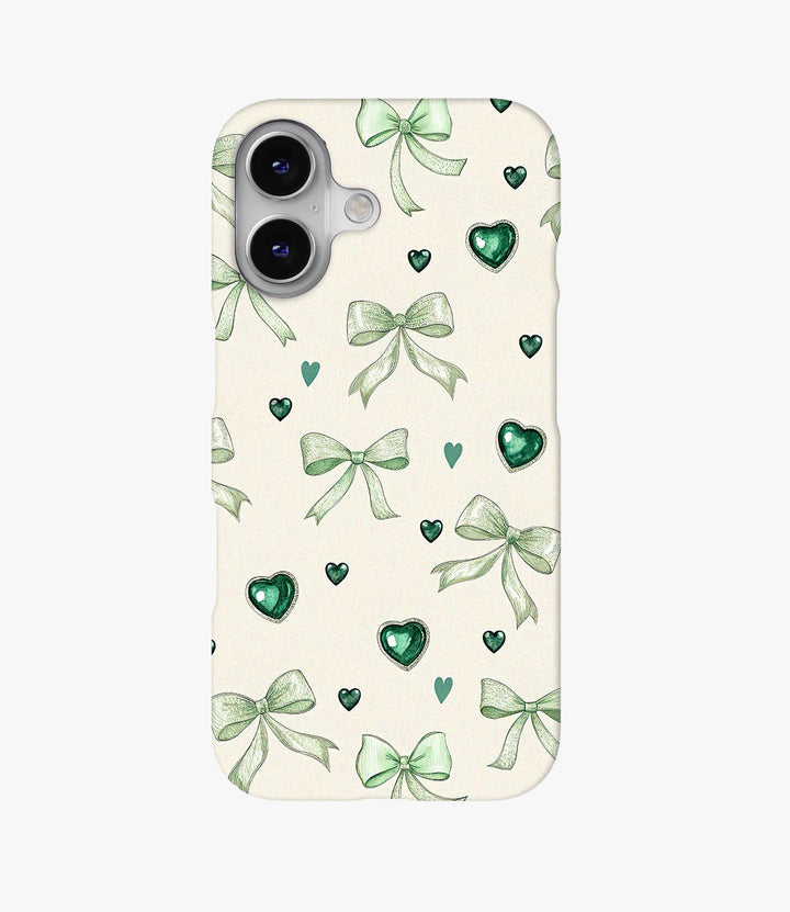 Hearts and Ribbons Hard Matte Phone Case