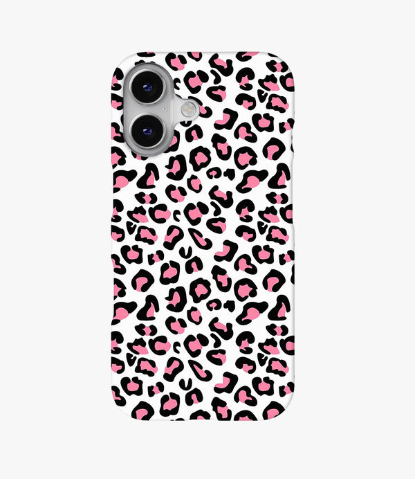 Pink Leopard Hard Matte Phone Case