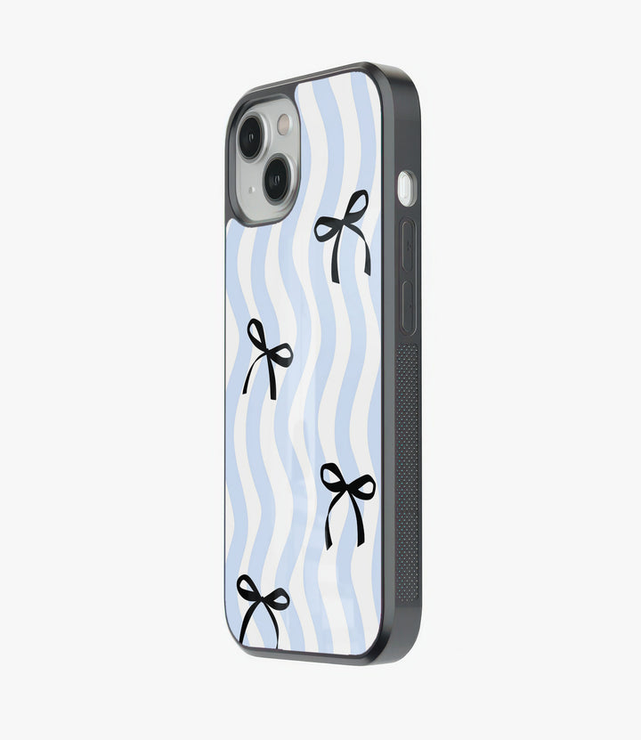 Wavy Ribbons Glass Phone Case