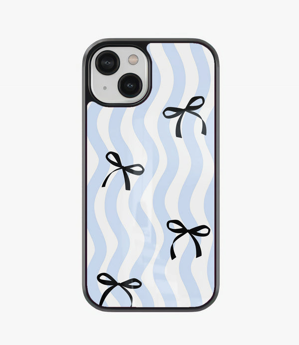 Wavy Ribbons Glass Phone Case