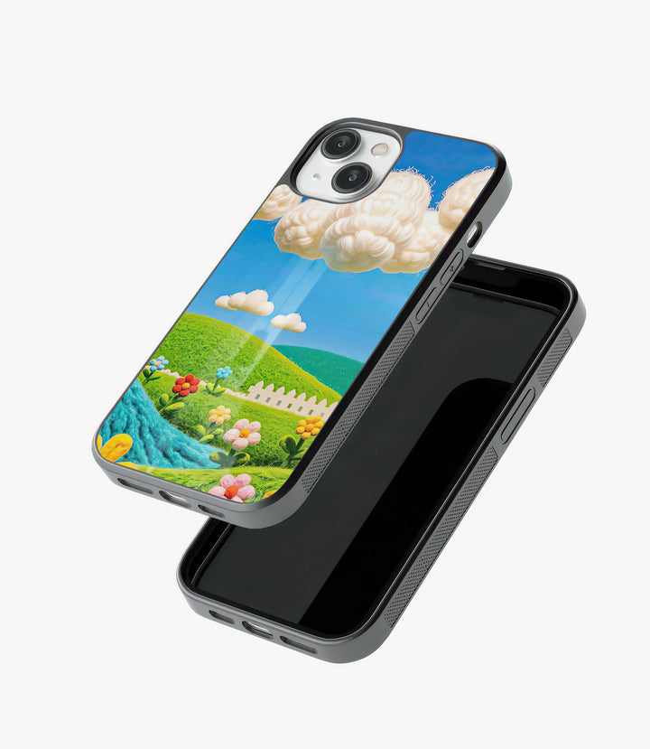 Dream Valley Glass Phone Case