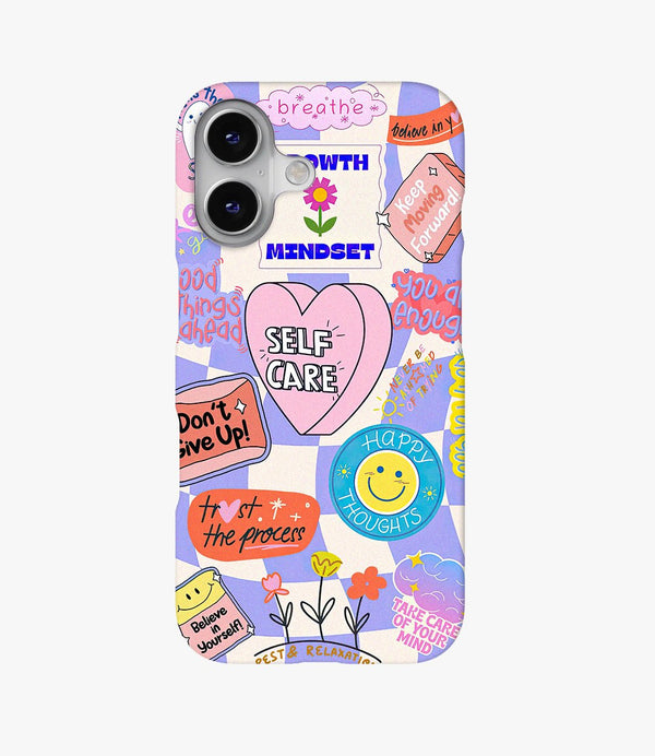 Happy Thoughts Hard Matte Phone Case