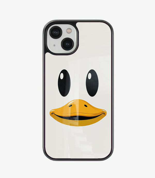 Happy Duck Glass Phone Case