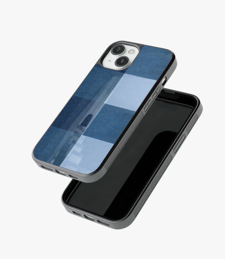 Broad Checkered Glass Phone Case