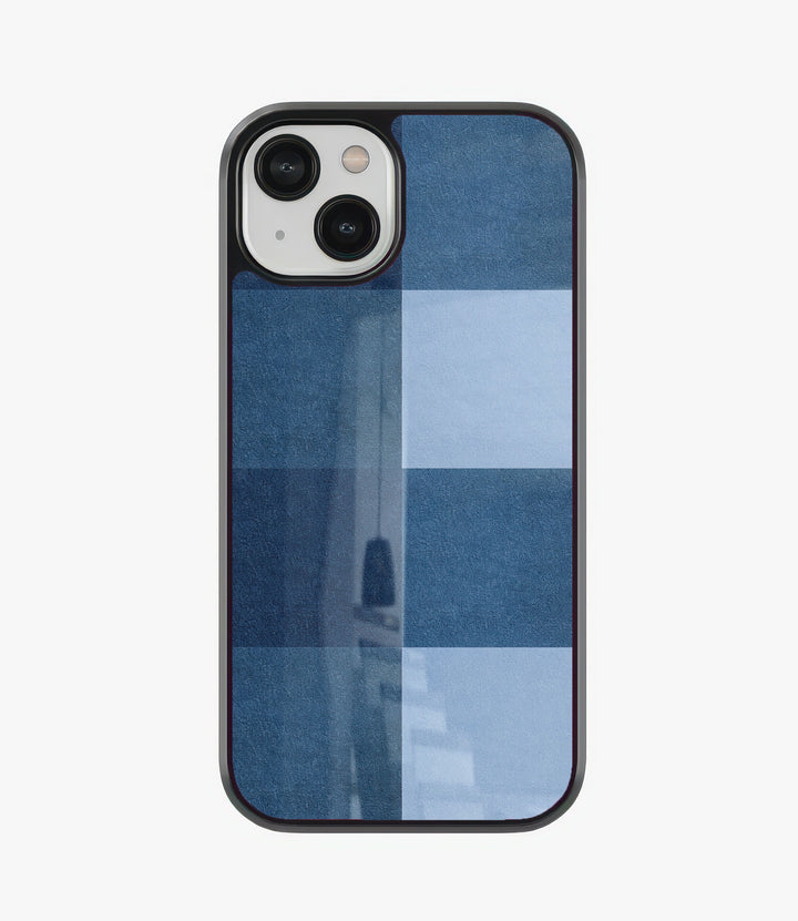 Broad Checkered Glass Phone Case