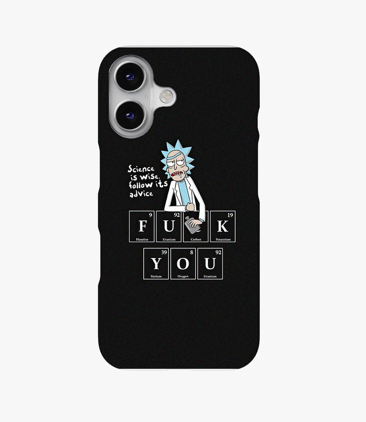 Wise Scientist Hard Matte Phone Case