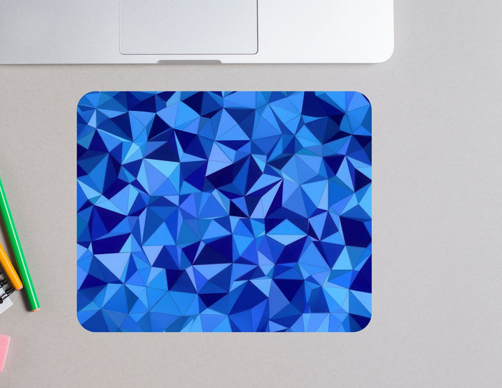 Blue Geometry Mousepad