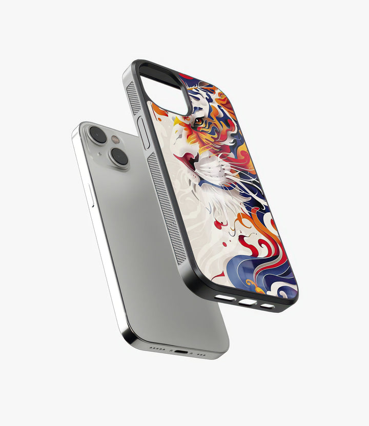 Tribal Tiger Glass Phone Case