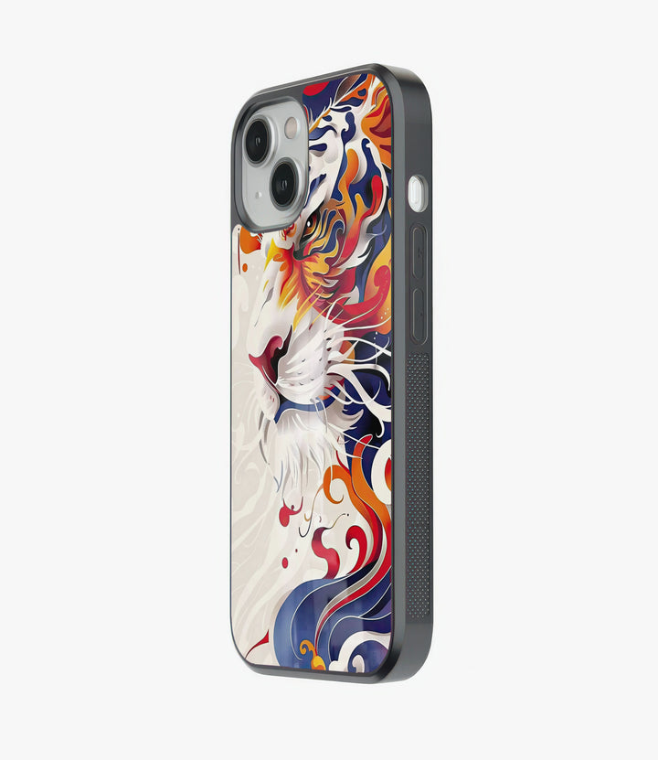 Tribal Tiger Glass Phone Case
