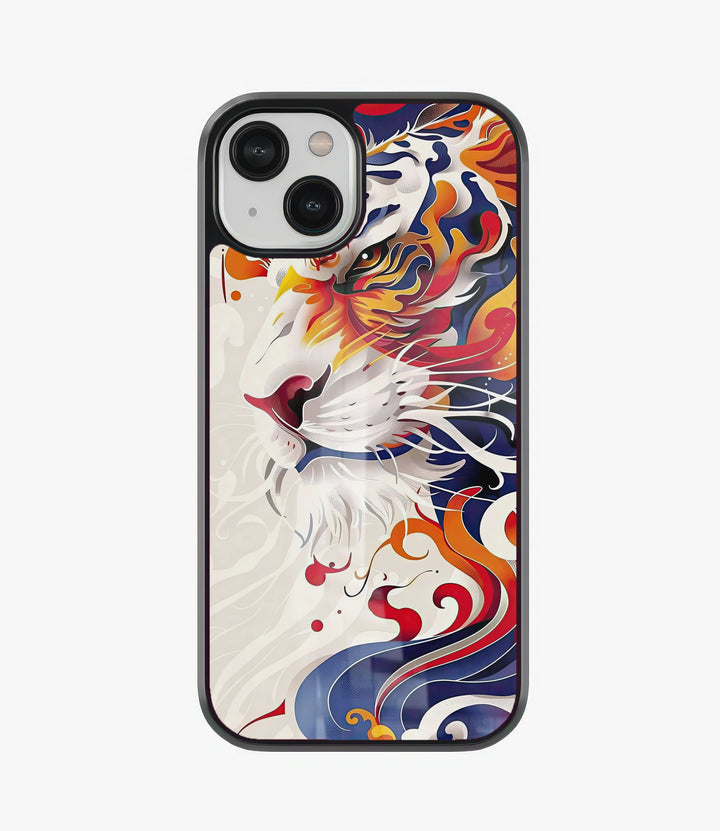 Tribal Tiger Glass Phone Case