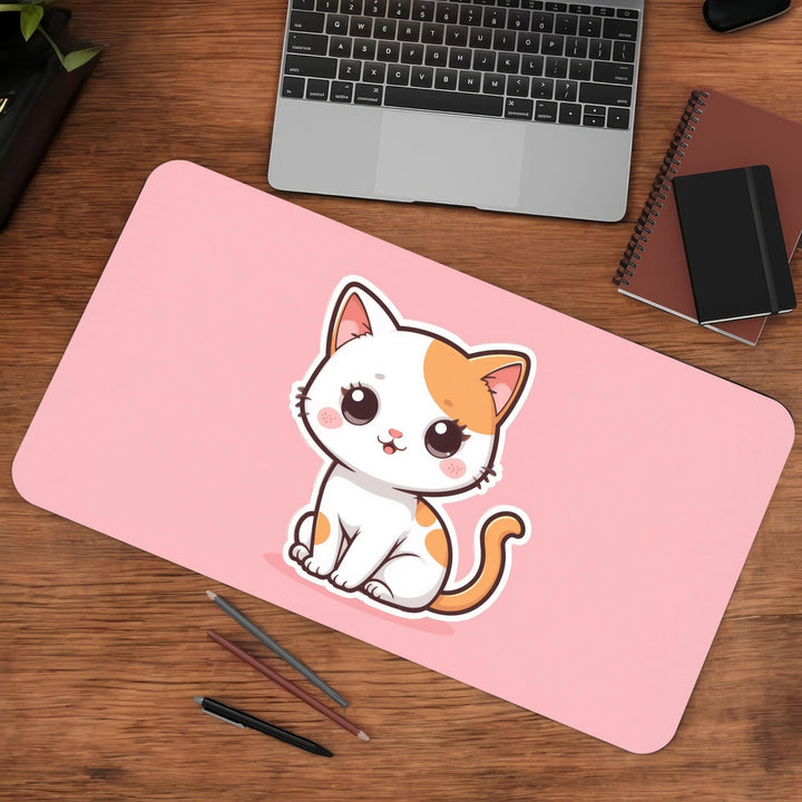 Curious Cat Gaming Desk Mat
