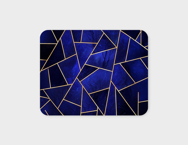 bLUE gOLD liNES Mousepad