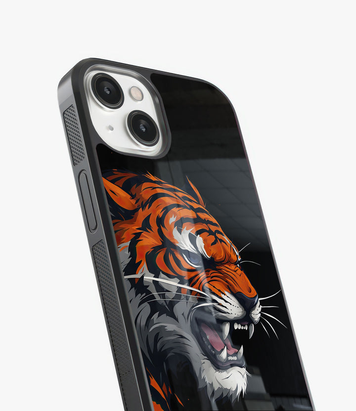 Royal Tiger Glass Phone Case