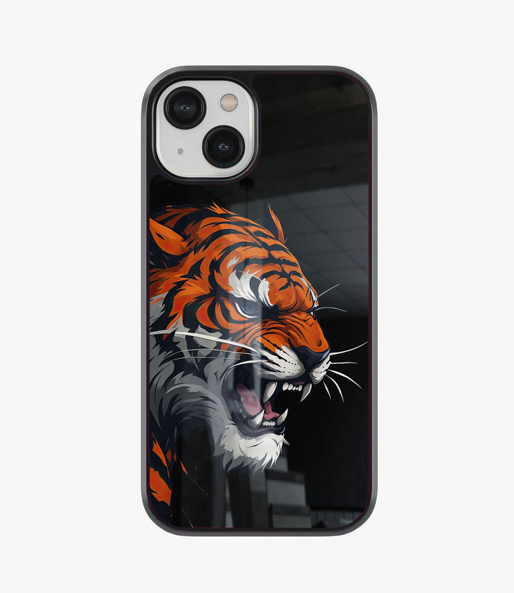 Royal Tiger Glass Phone Case
