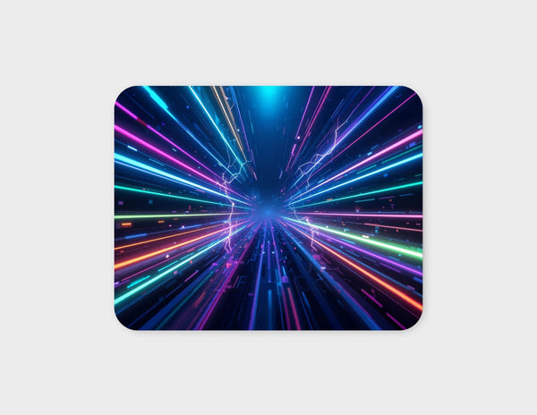Neon Warp Mousepad
