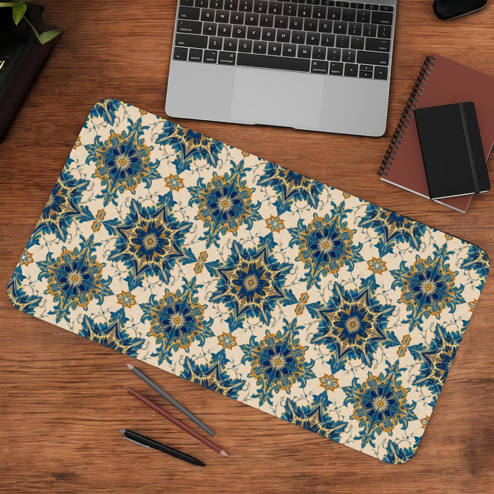 Geometric Pattern Gaming Desk Mat