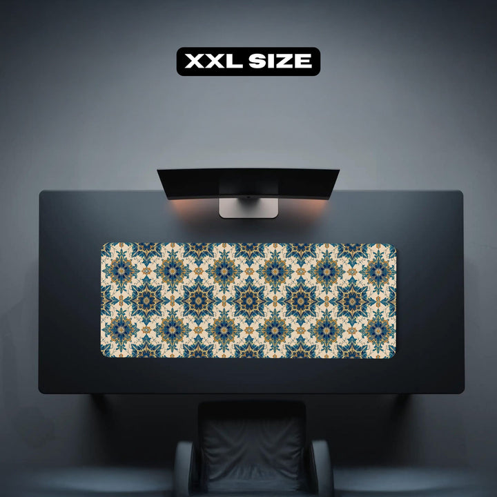 Geometric Pattern Gaming Desk Mat