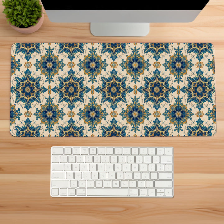 Geometric Pattern Gaming Desk Mat