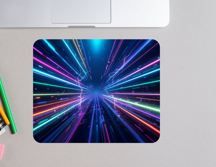 Neon Warp Mousepad