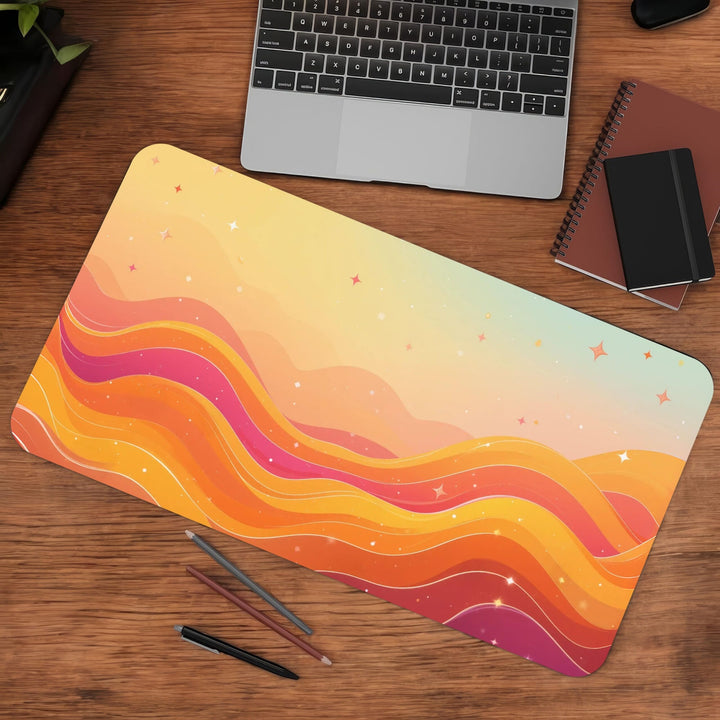 Groove Wave Gaming Desk Mat