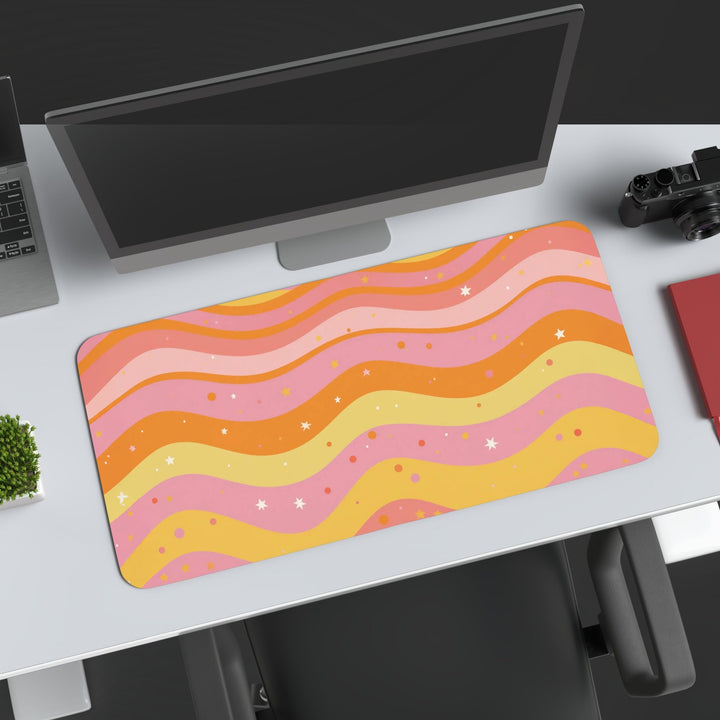 Groovy Wave Gaming Desk Mat