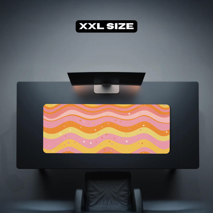 Groovy Wave Gaming Desk Mat