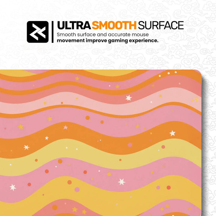 Groovy Wave Gaming Desk Mat