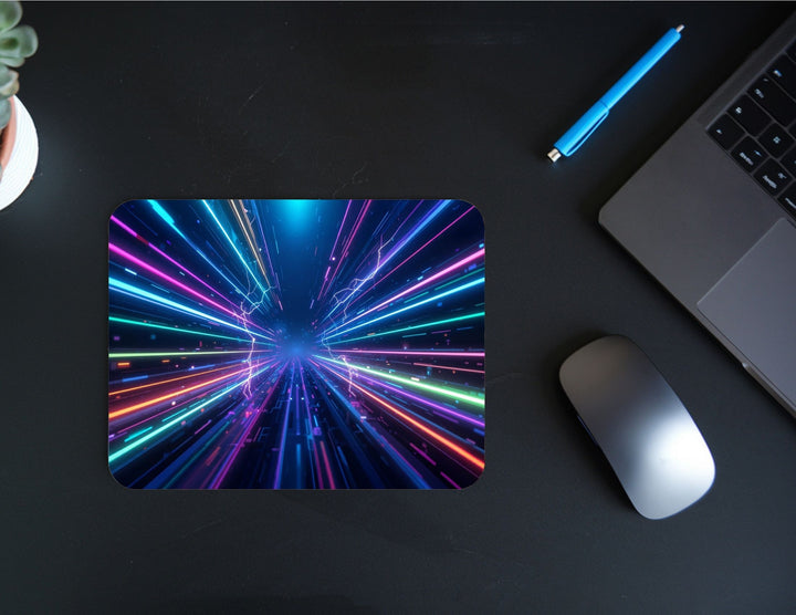 Neon Warp Mousepad