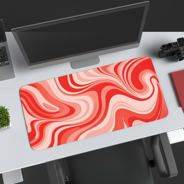 Grungy Orange Gaming Desk Mat