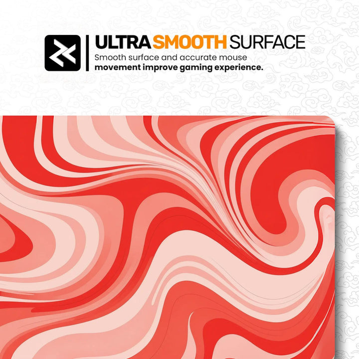 Grungy Orange Gaming Desk Mat