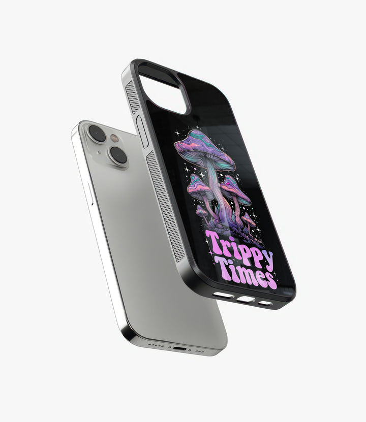 Trippy Times Glass Phone Case