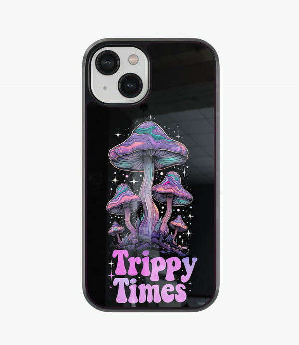 Trippy Times Glass Phone Case