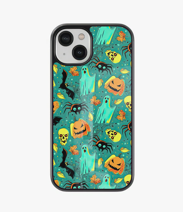 Halloween Glass Phone Case