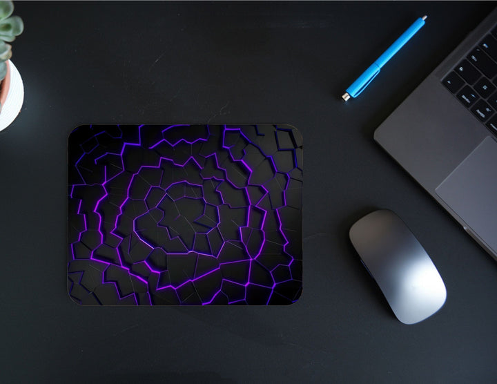 Purple Crack Mousepad