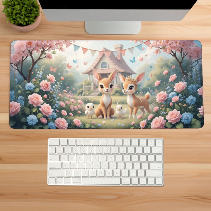 Little Deers Gaming Desk Mat