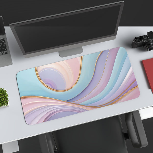 Marble Swirl Gaming Desk Mat