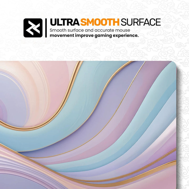Marble Swirl Gaming Desk Mat
