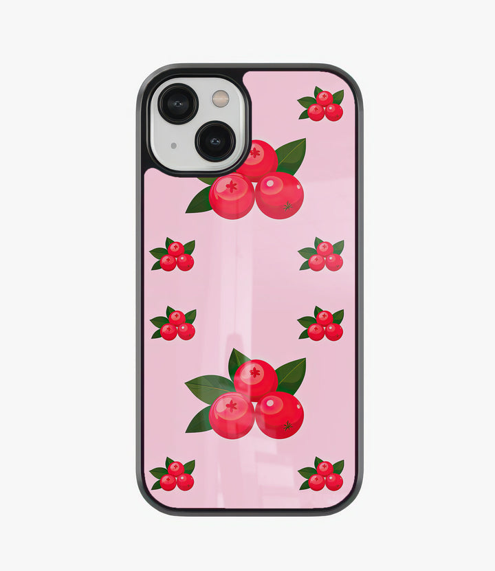 Cranberries Glass Phone Case