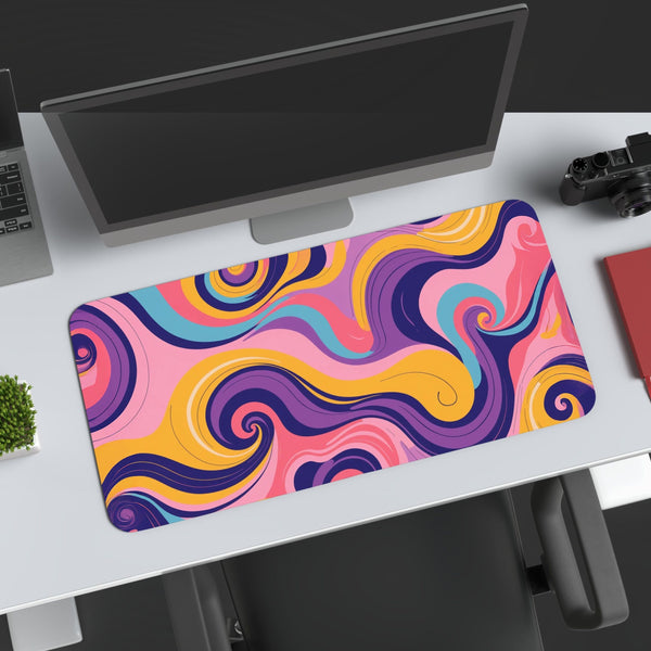 Oil Fusion Gaming Desk Mat