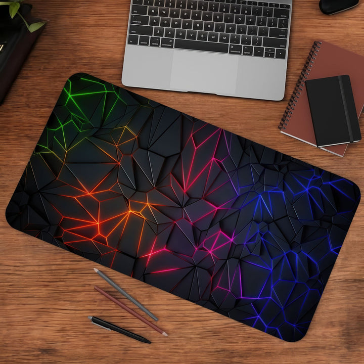 Prismatic Fracture Gaming Desk Mat