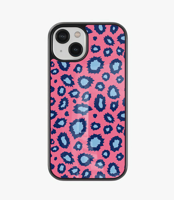 Pink Cheetah Glass Phone Case