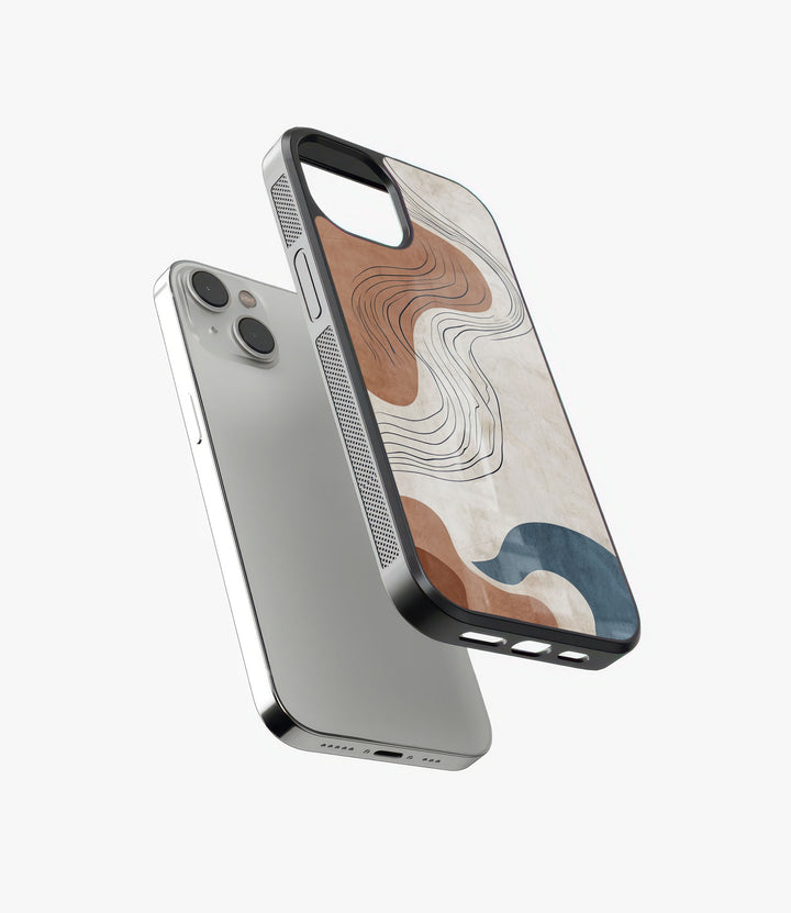 Bohemian Currents Glass Phone Case