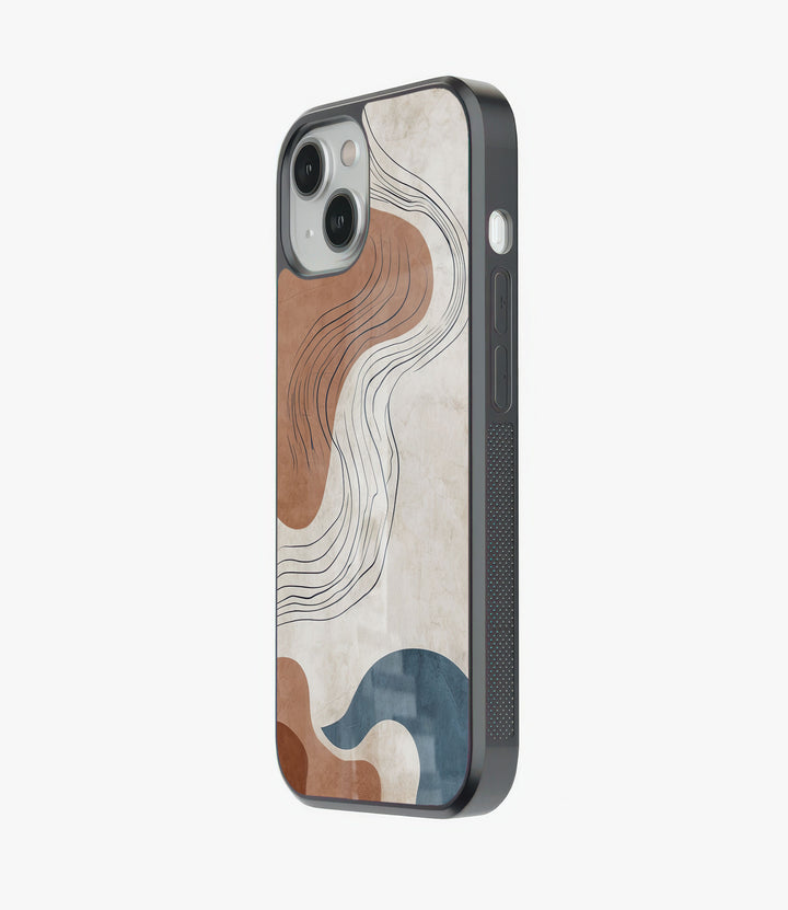 Bohemian Currents Glass Phone Case
