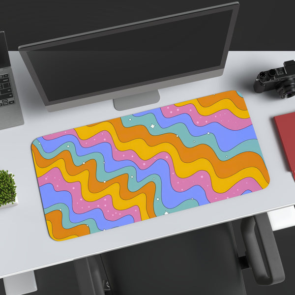 Retro Groove Gaming Desk Mat
