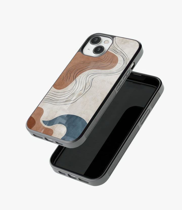 Bohemian Currents Glass Phone Case
