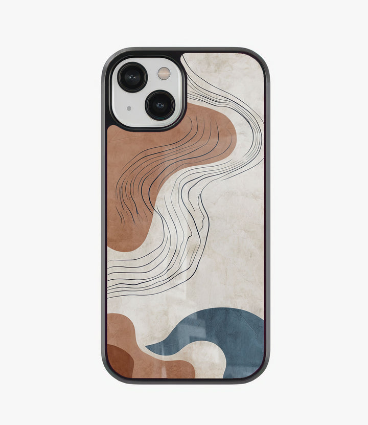 Bohemian Currents Glass Phone Case