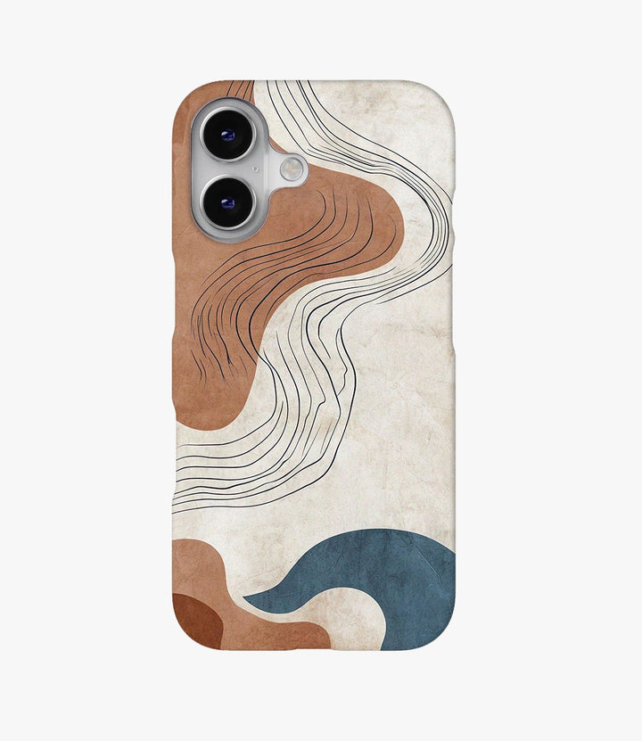 Bohemian Currents Hard Matte Phone Case