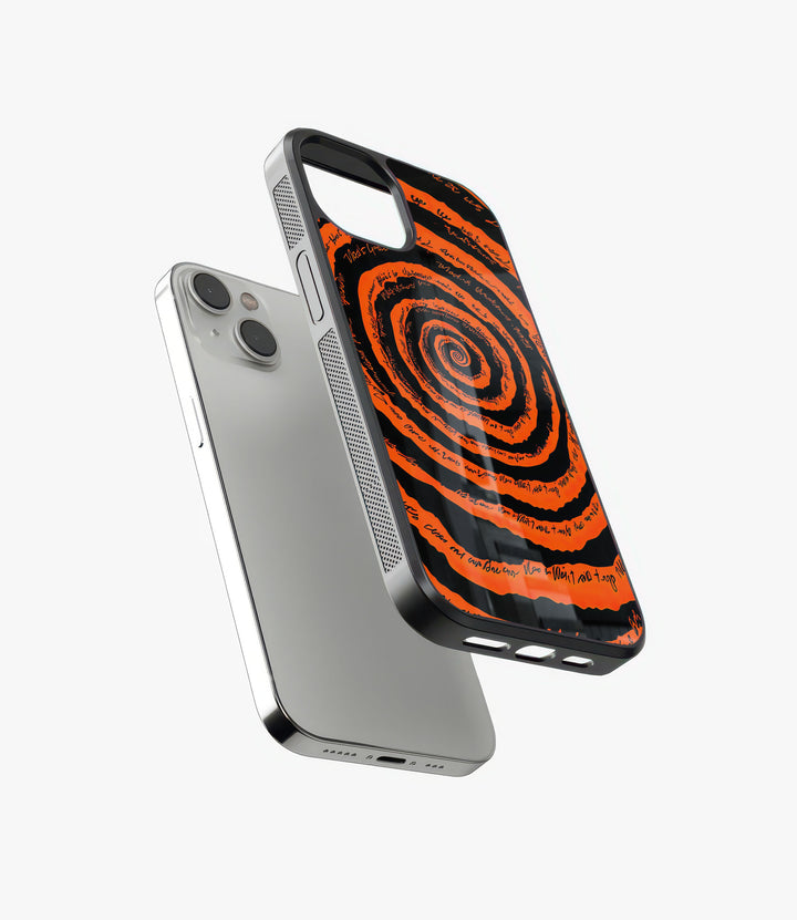 Round and Round Glass Phone Case