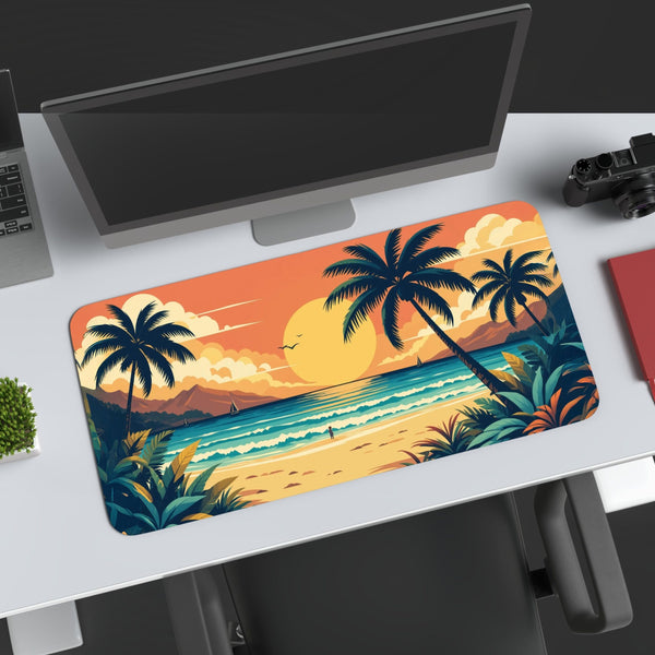 Serene Sunset Gaming Desk Mat